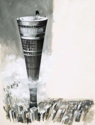futuristic skyscraper